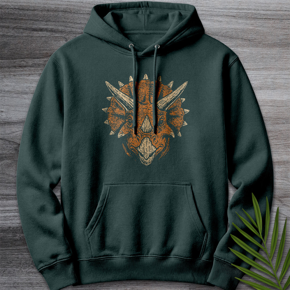 Hoodie S / Sports Green Cretaceous Triceratops Charge Premium Hoodie