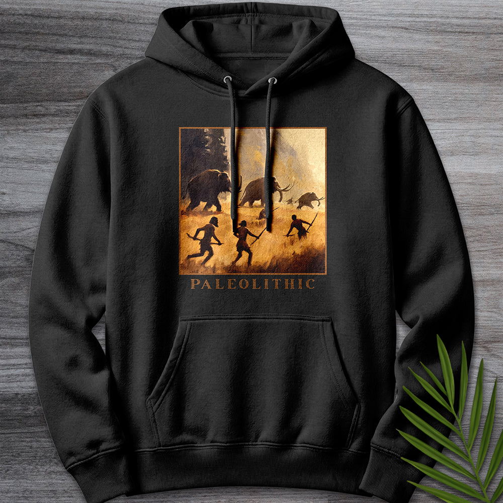 Hoodie XS / Black Paleolithic Mammoth Hunters Premium Hoodie