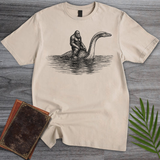 Big Foot Plesiosaurus Commute T-Shirt