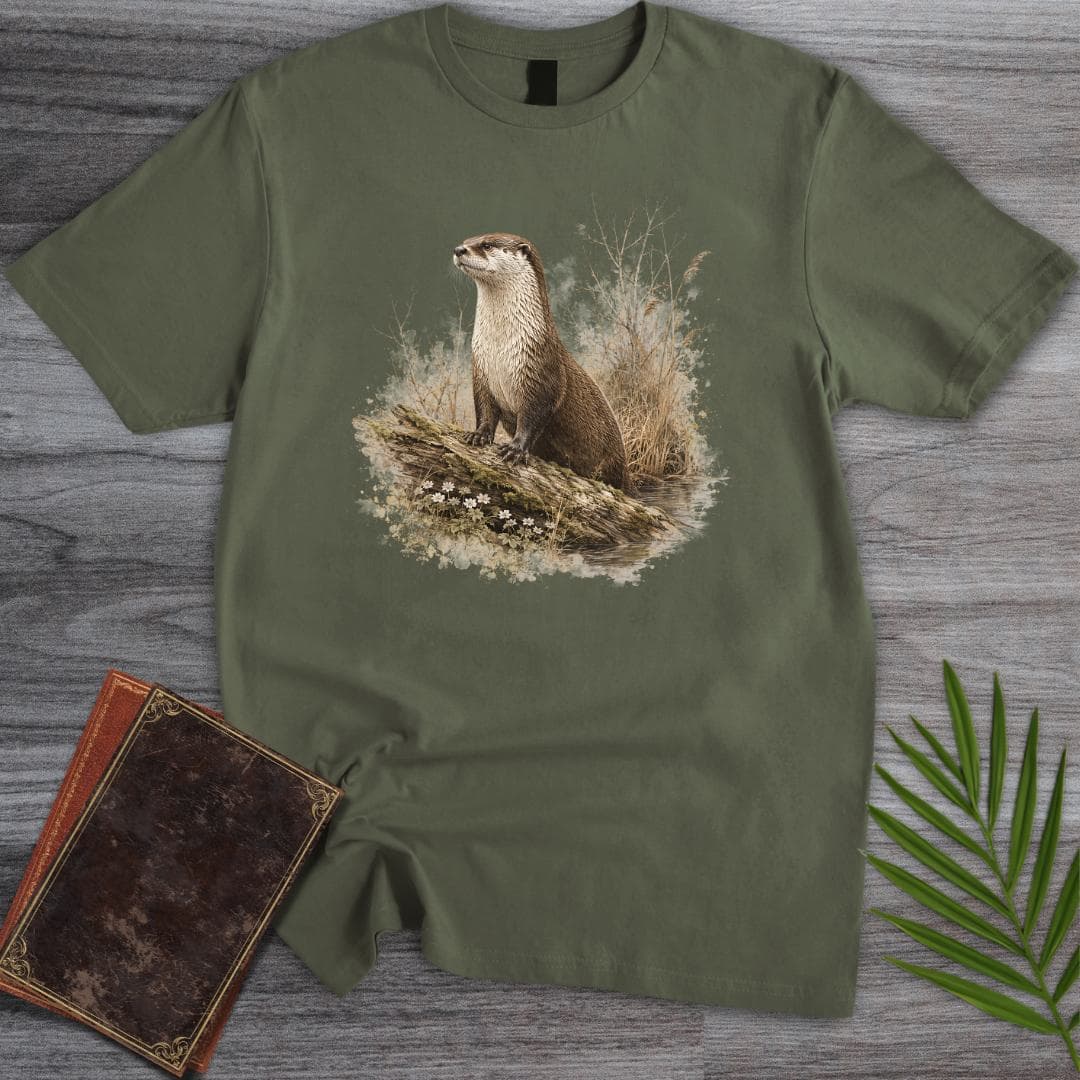 Vintage River Otter T-Shirt