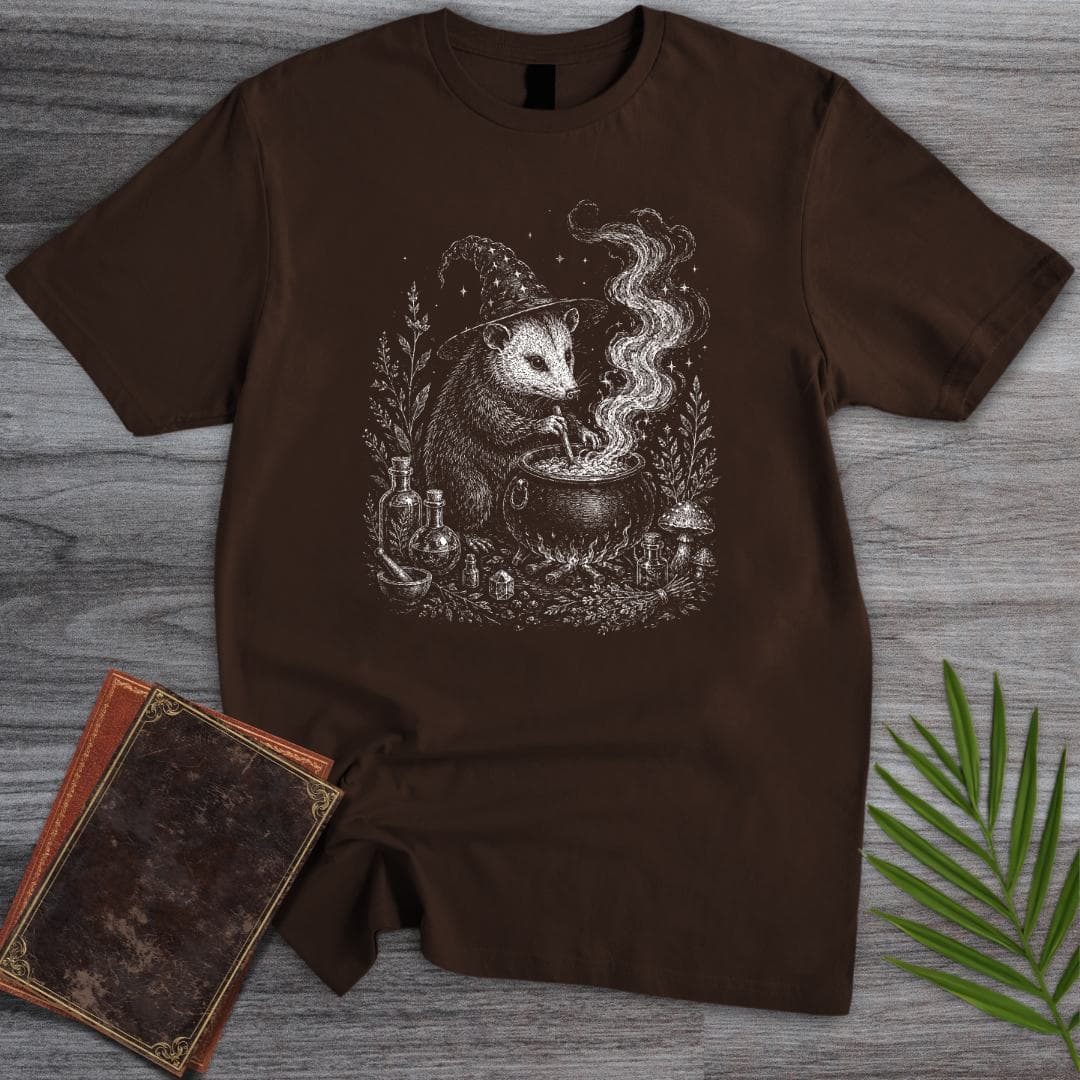Halloween Opossum Witch T-Shirt