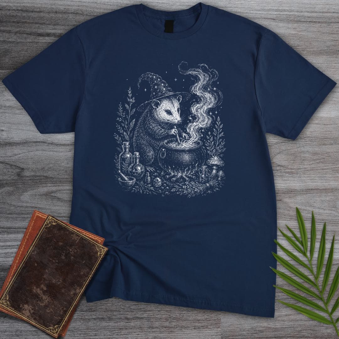 Halloween Opossum Witch T-Shirt