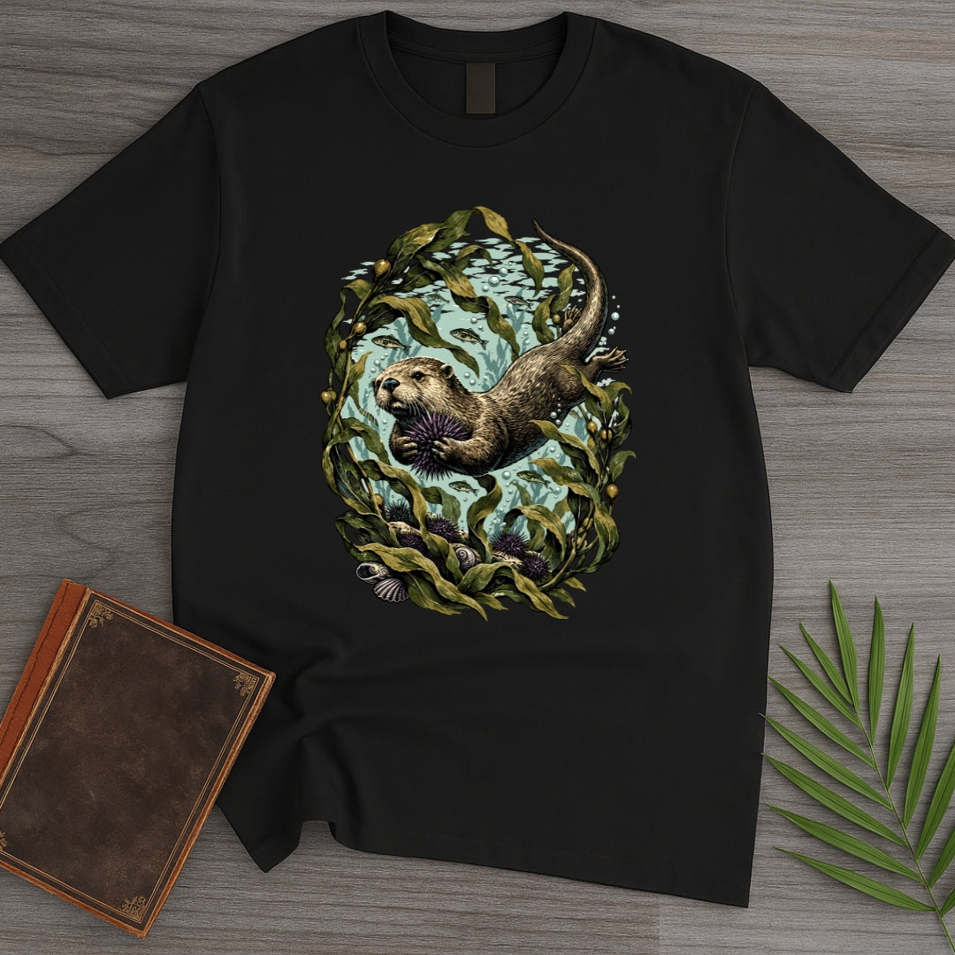 Playful Otter Kelp T-Shirt
