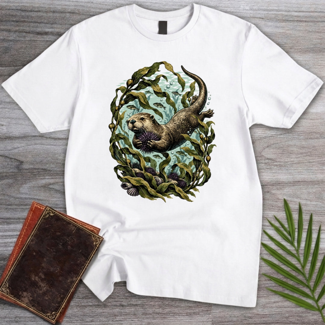 Playful Otter Kelp T-Shirt