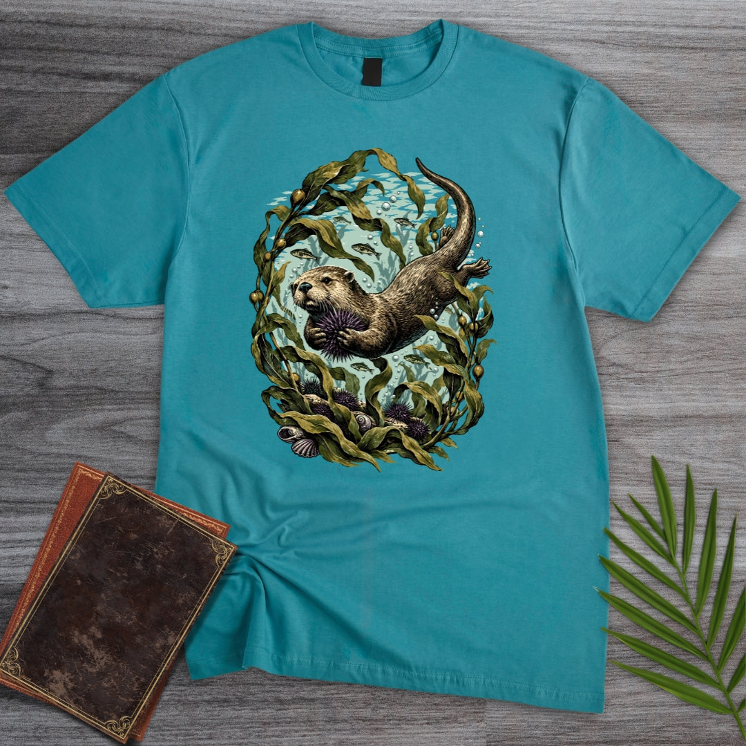 Playful Otter Kelp T-Shirt