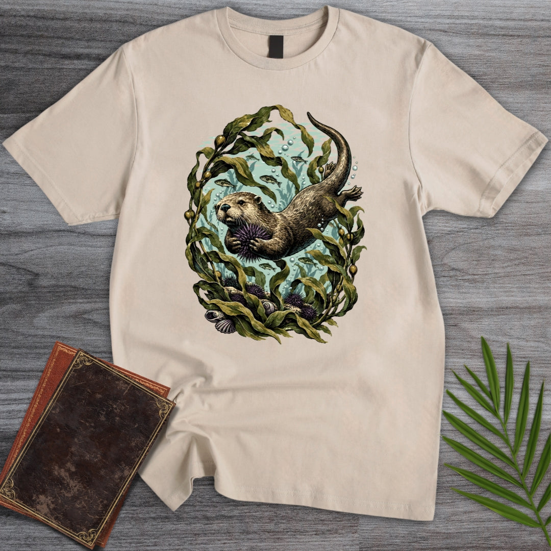 Playful Otter Kelp T-Shirt