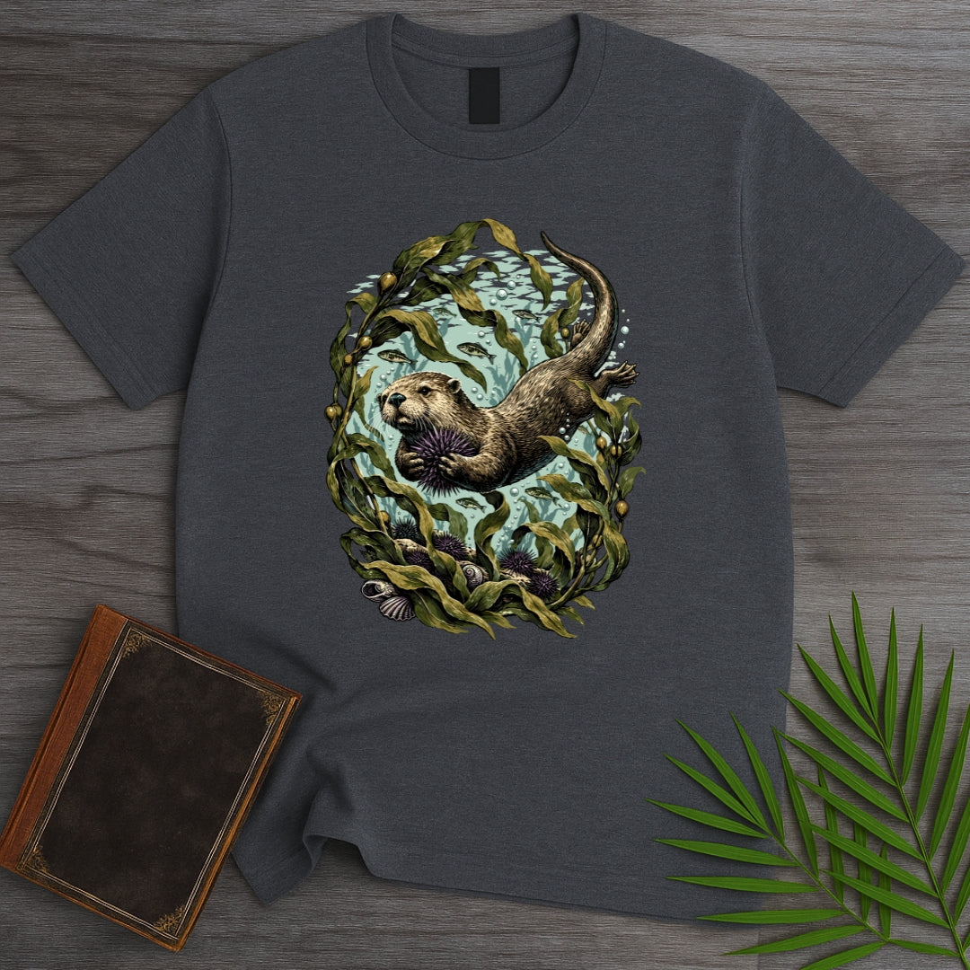 Playful Otter Kelp T-Shirt