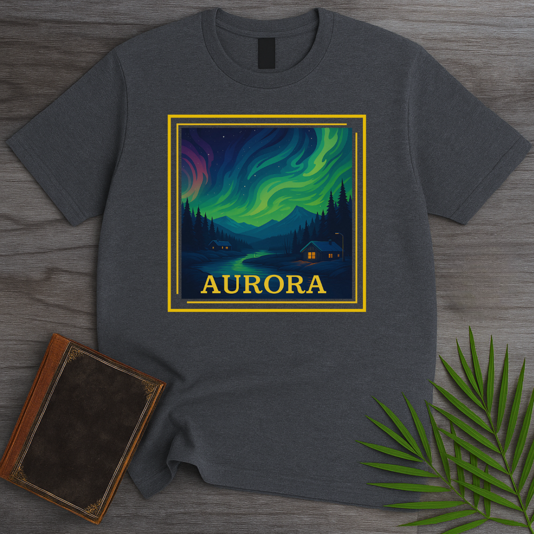 Aurora Borealis, Northern Nightscape T-Shirt