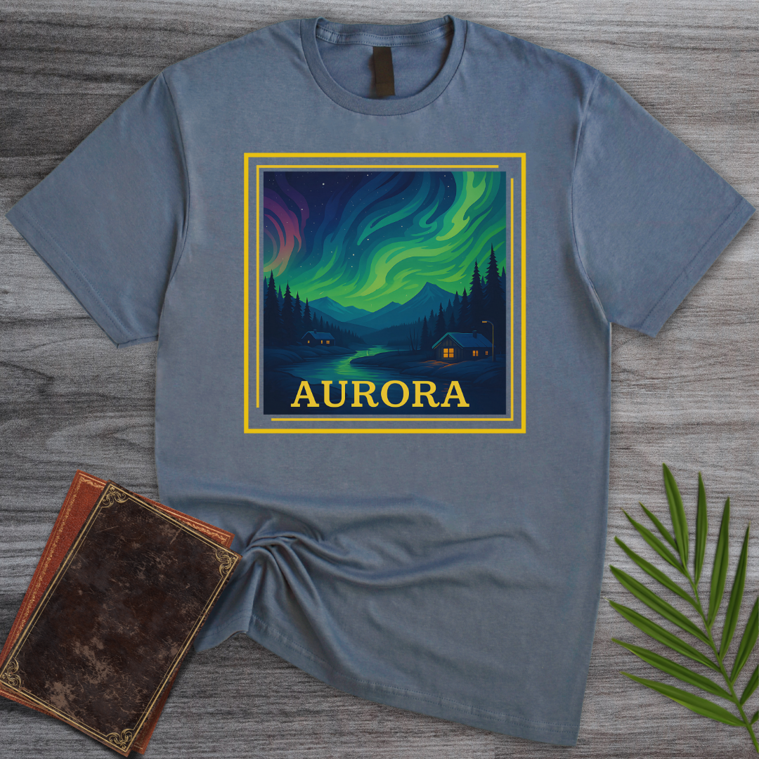 Aurora Borealis, Northern Nightscape T-Shirt