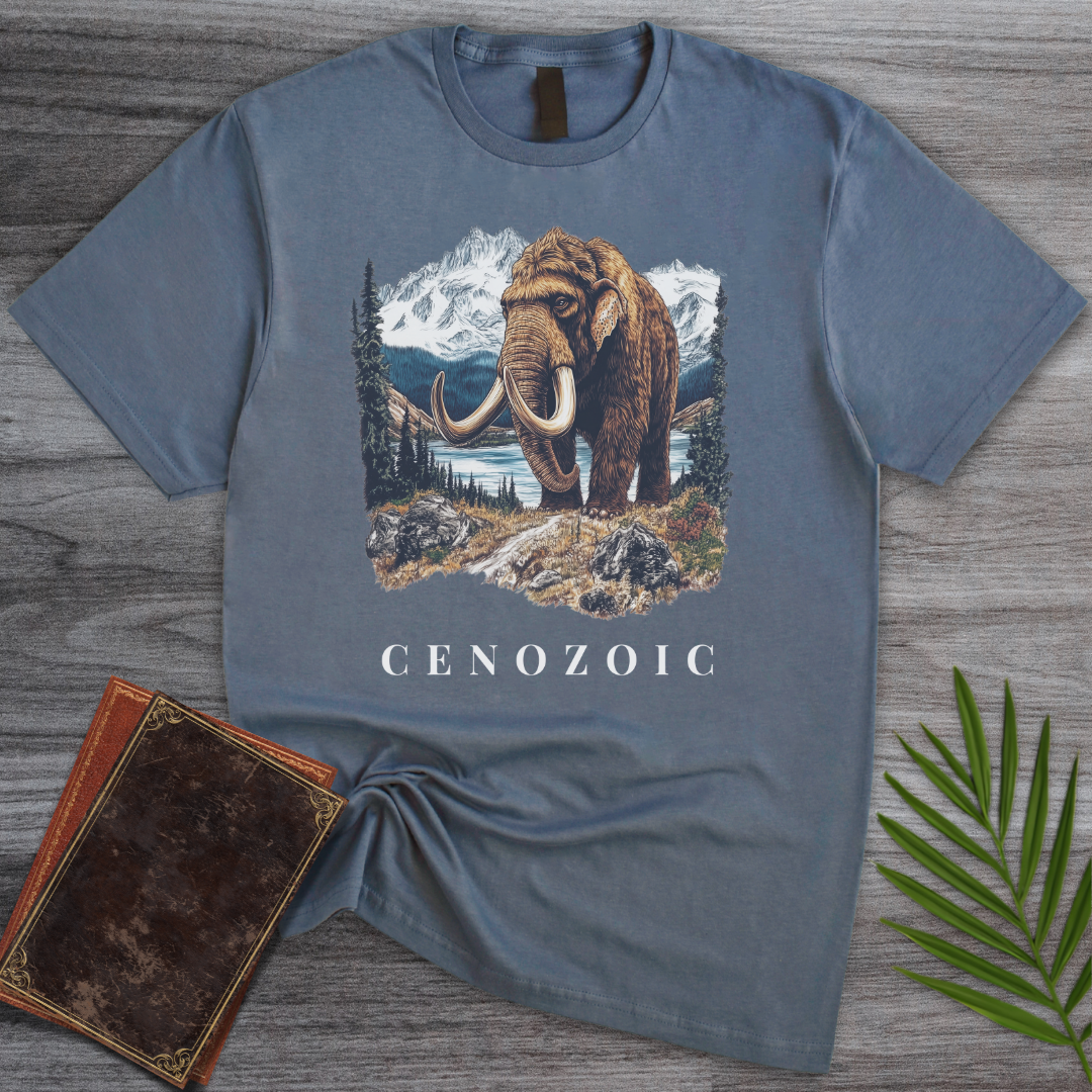Woolly Mammoth in Cenozoic T-Shirt