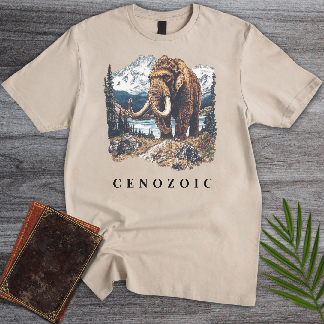 Woolly Mammoth in Cenozoic T-Shirt