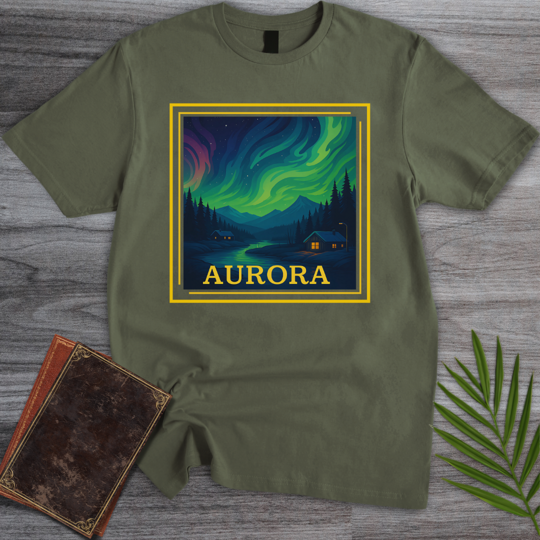 Aurora Borealis, Northern Nightscape T-Shirt