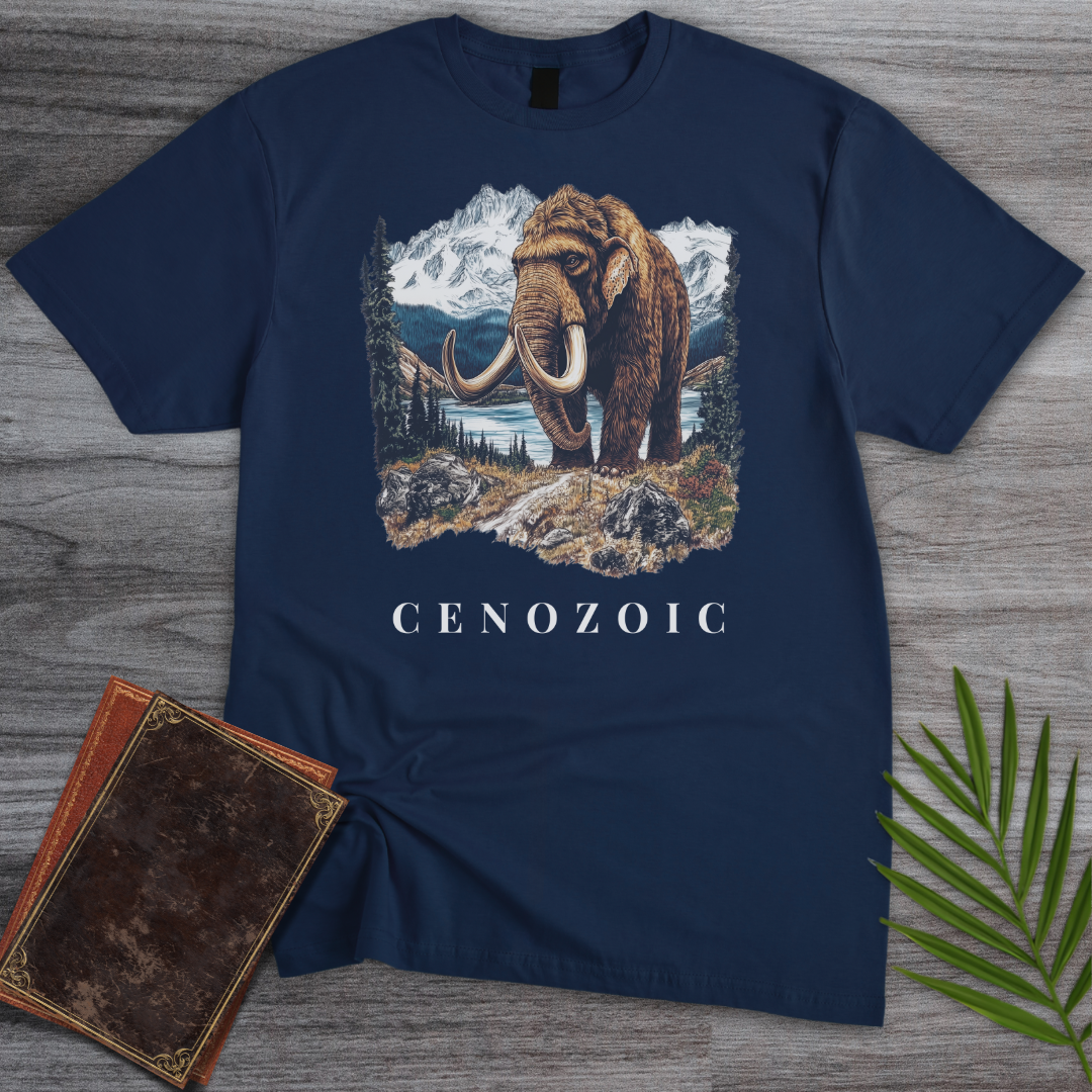 Woolly Mammoth in Cenozoic T-Shirt
