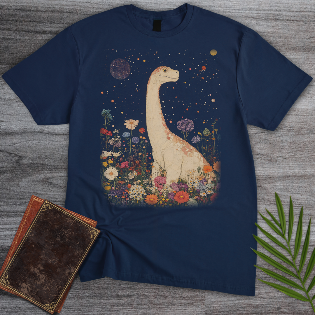 Vintage Floral Longneck T-shirt