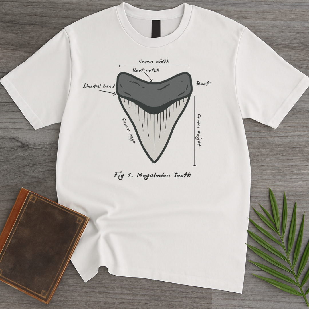 Figure 1: Megalodon Tooth T-Shirt