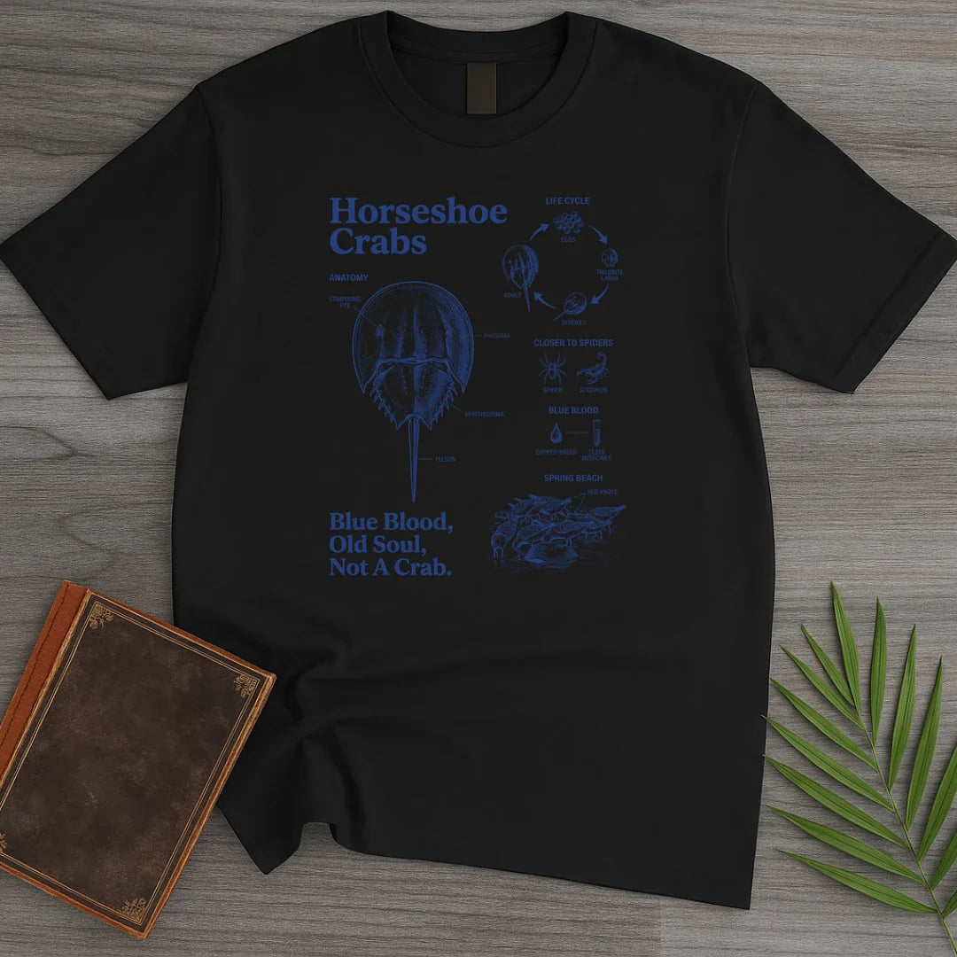 T-Shirt Black / S Blue Blood Horseshoe Crab T-Shirt