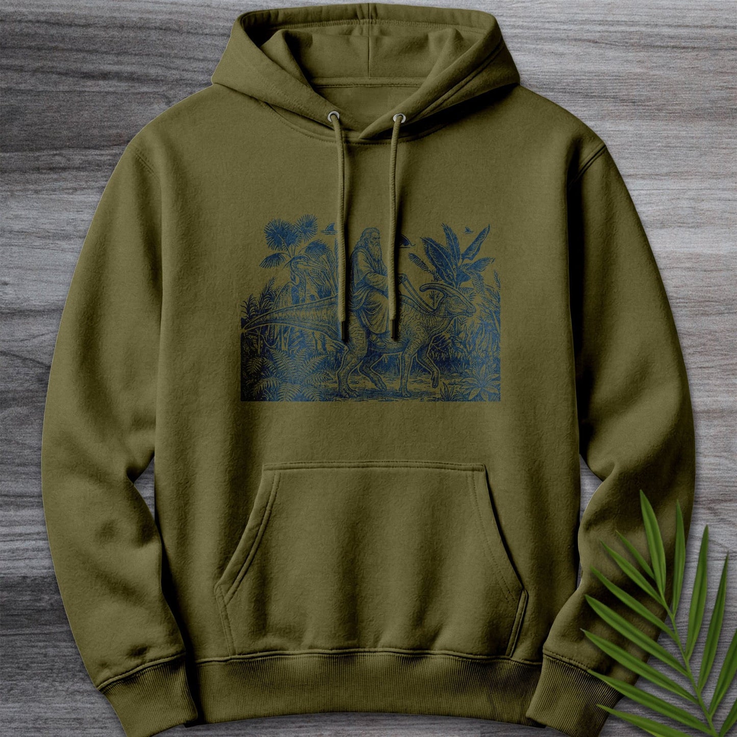 Hoodie M / Army Green Noah's Ark Vintage Rider Premium Hoodie