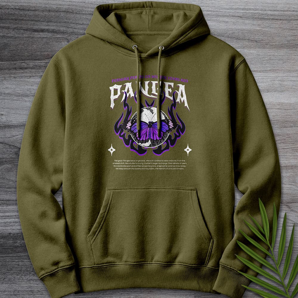 Hoodie M / Army Green Pangea Butterfly Effect Premium Hoodie