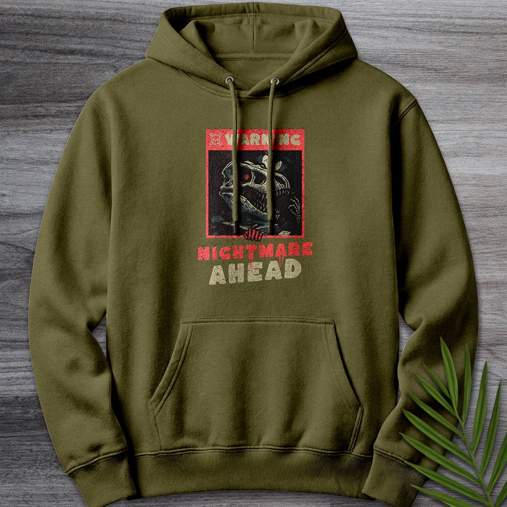 Hoodie M / Army Green T.Rex Nightmare Ahead Premium Hoodie