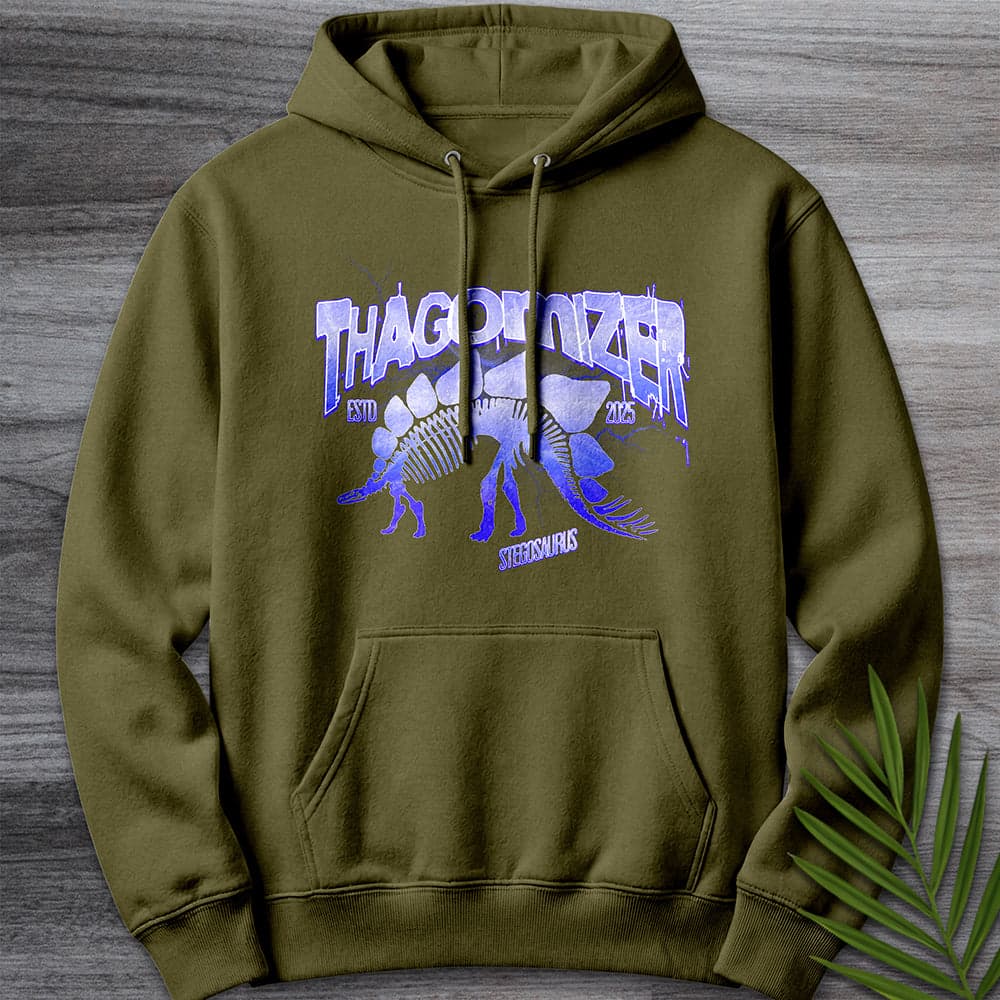 Hoodie M / Army Green Thagomizer Electro Stego Premium Hoodie