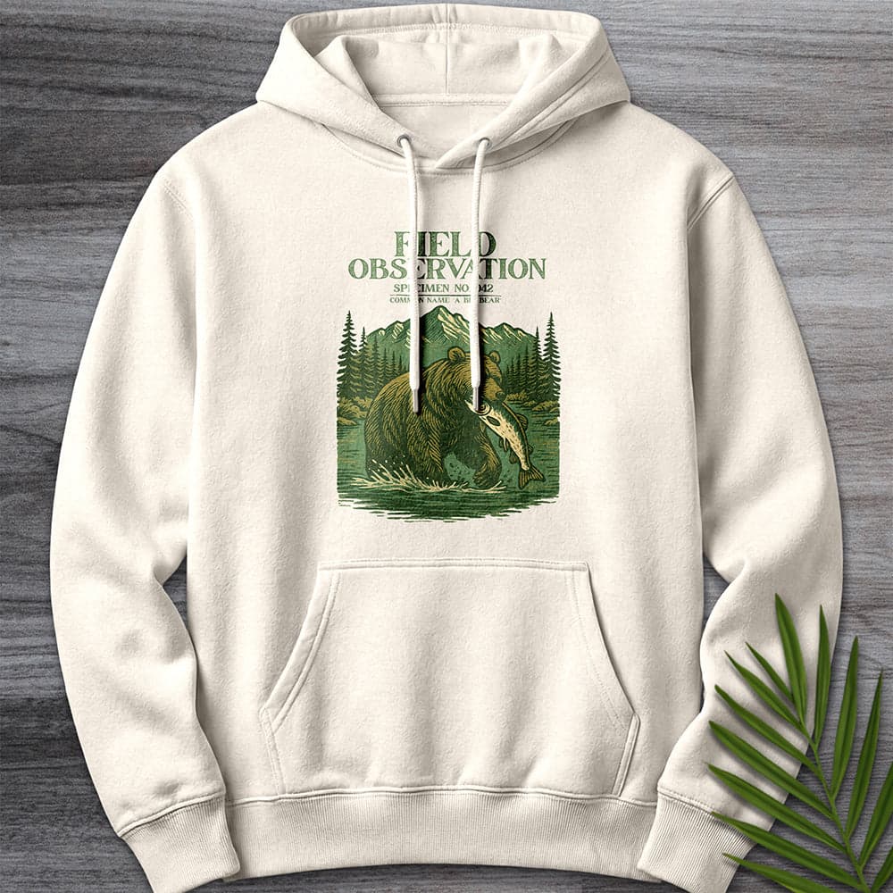 Hoodie S / Sandshell A Big Bear Observation Premium Hoodie
