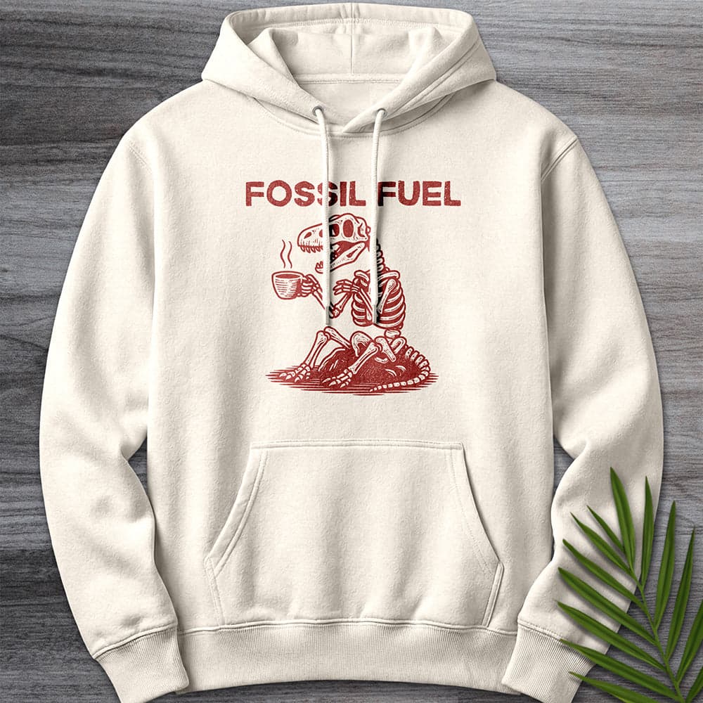 Hoodie S / Sandshell Allosaurus Fossil Fuel Premium Hoodie