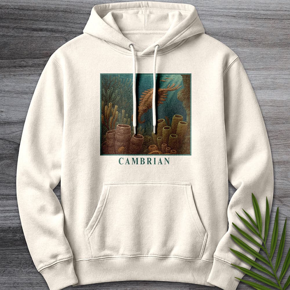 Hoodie S / Sandshell Anomalocaris Cambrian Oceanscape Premium Hoodie
