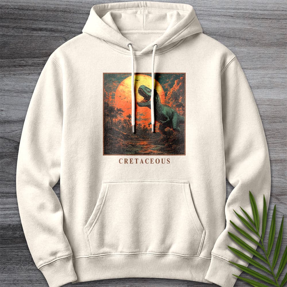 Hoodie S / Sandshell Cretaceous T. Rex Graphic Premium Hoodie