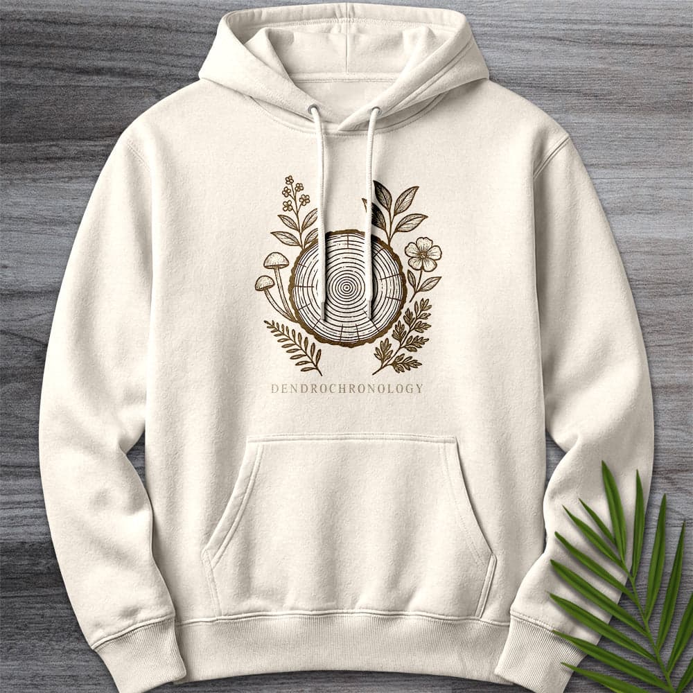 Hoodie S / Sandshell Dendrochronology Tree Ring Premium Hoodie