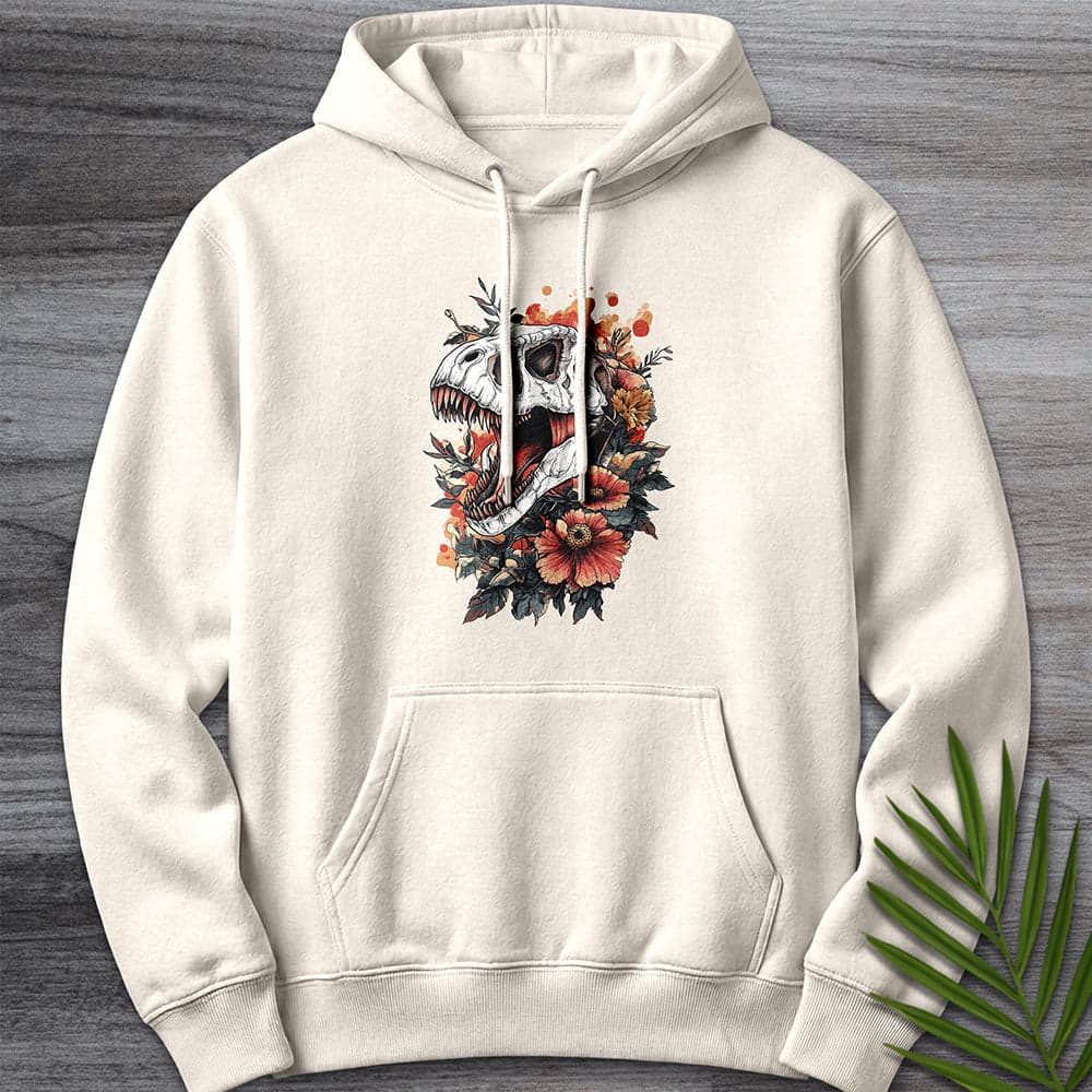Hoodie S / Sandshell Floral Fossil Fury Premium Hoodie