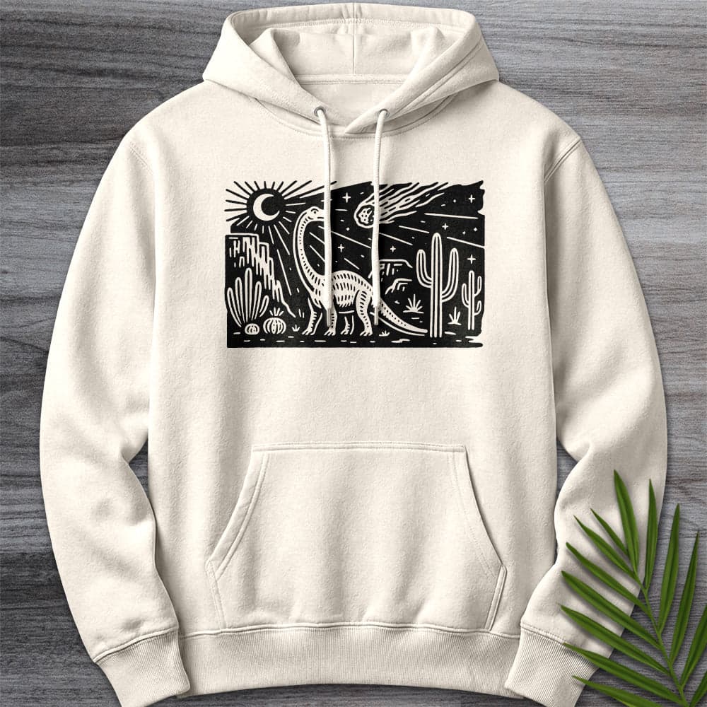 Hoodie S / Sandshell Meteor Dino Sunset Premium Hoodie