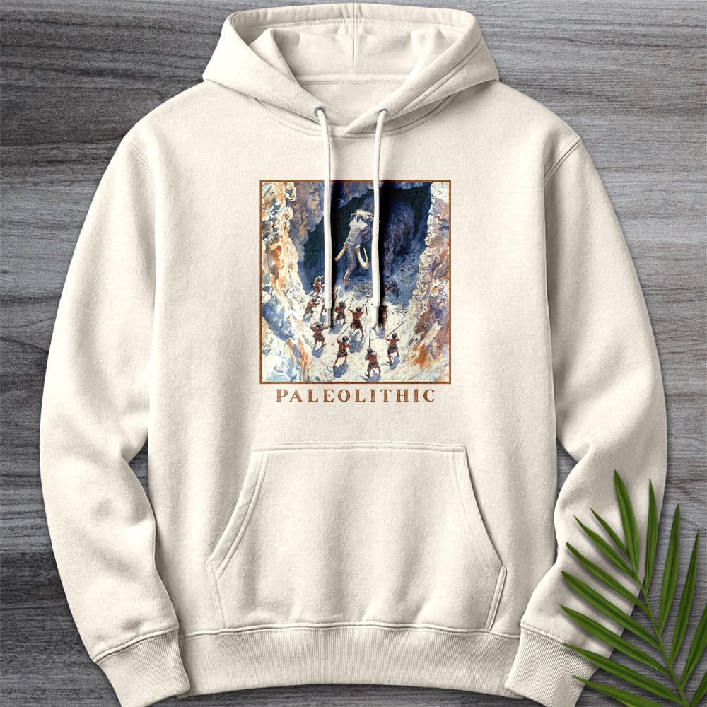 Hoodie S / Sandshell Paleolithic Cave Hunting Premium Hoodie
