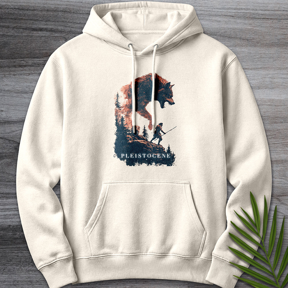 Hoodie S / Sandshell Pleistocene Dire Wolf Spirit Premium Hoodie