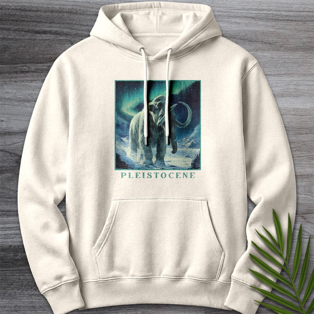 Hoodie S / Sandshell Pleistocene Megafauna Ice Age Premium Hoodie