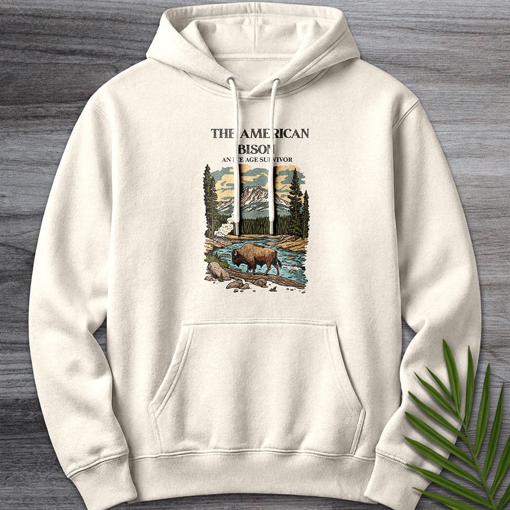 Hoodie S / Sandshell The Great American Bison Premium Hoodie