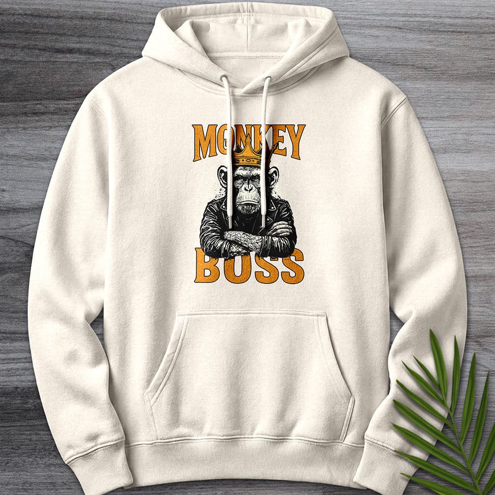 Hoodie S / Sandshell The Monkey Boss Premium Hoodie