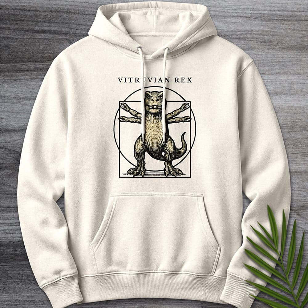 Hoodie S / Sandshell Vitruvian Rex Premium Hoodie