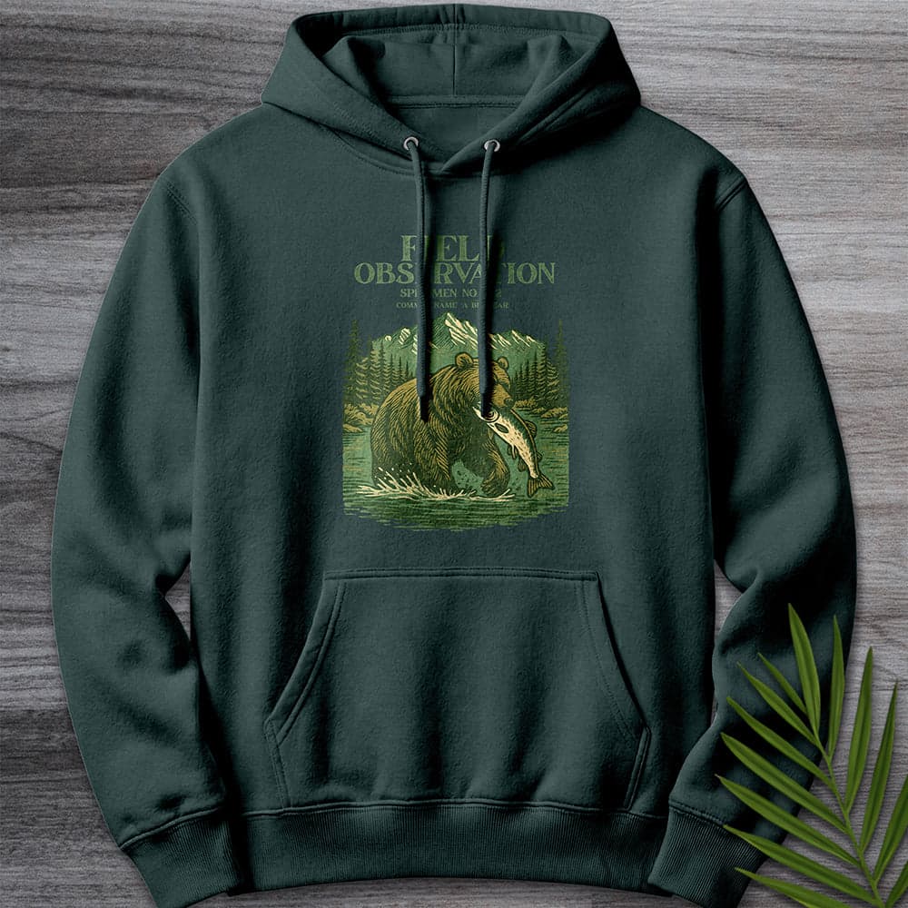 Hoodie S / Sports Green A Big Bear Observation Premium Hoodie