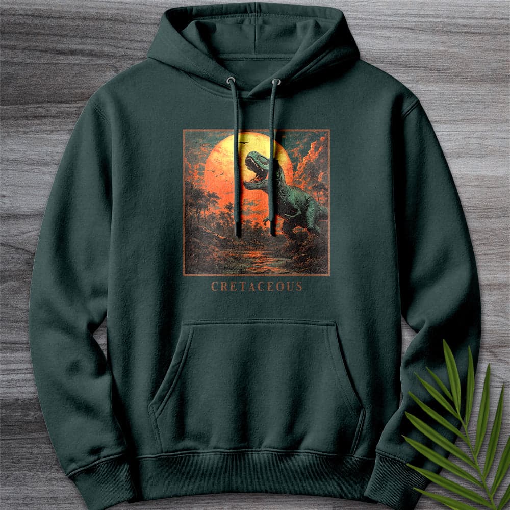 Hoodie S / Sports Green Cretaceous T. Rex Graphic Premium Hoodie