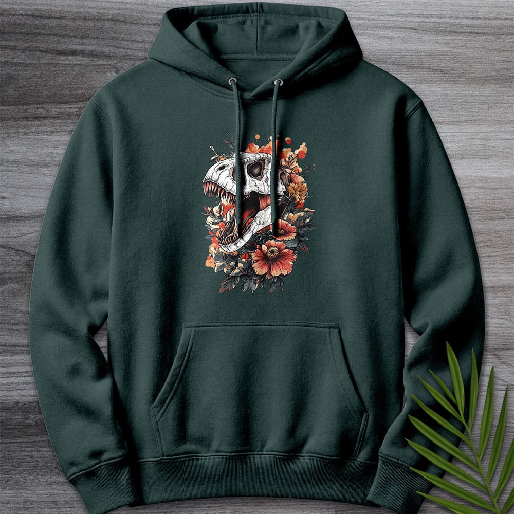 Hoodie S / Sports Green Floral Fossil Fury Premium Hoodie