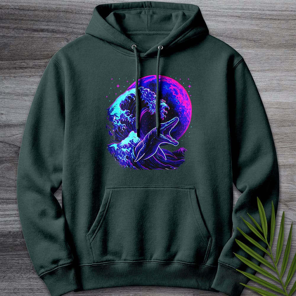 Hoodie S / Sports Green Mosasaur Cybermoon Wave Premium Hoodie