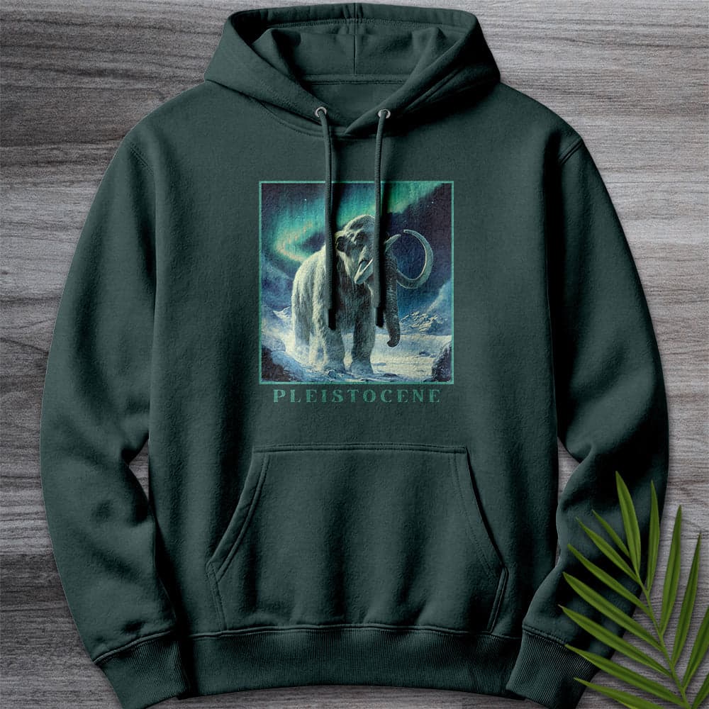 Hoodie S / Sports Green Pleistocene Megafauna Ice Age Premium Hoodie