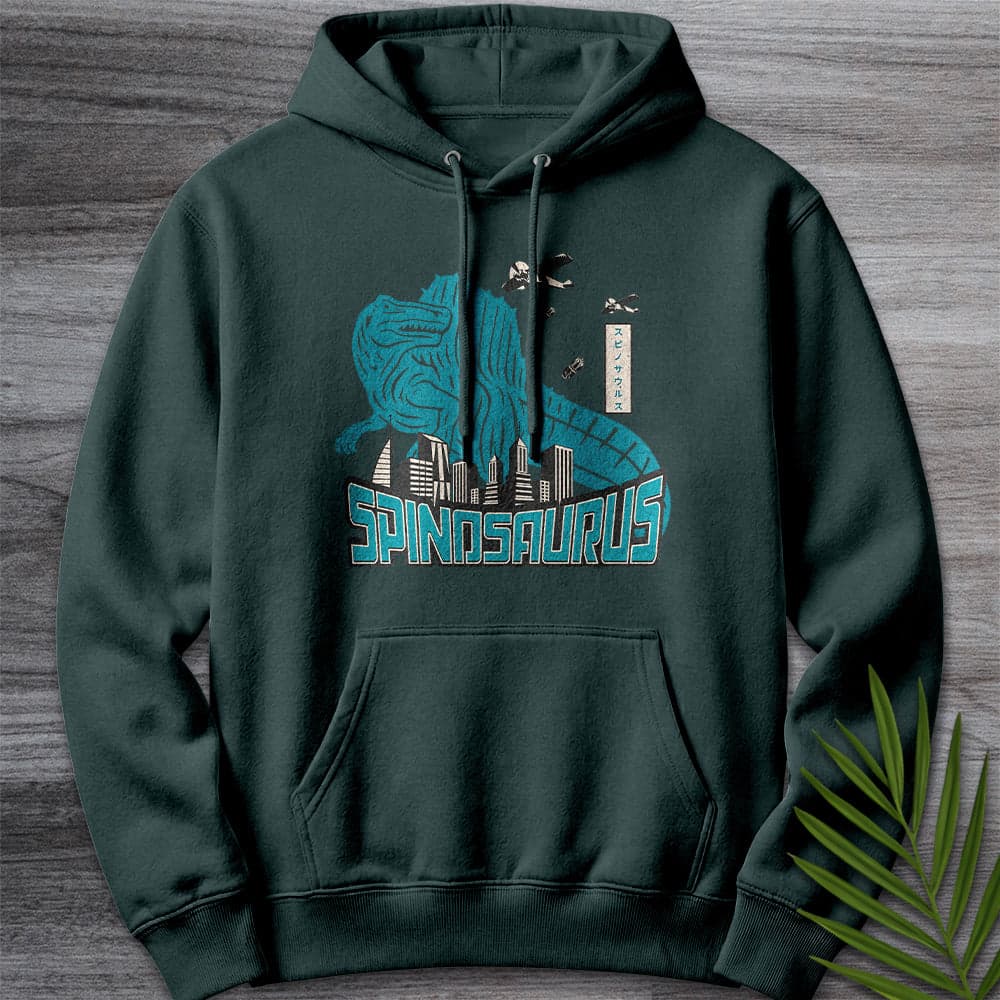 Hoodie S / Sports Green Spino Attack – Vintage Japanese Premium Hoodie