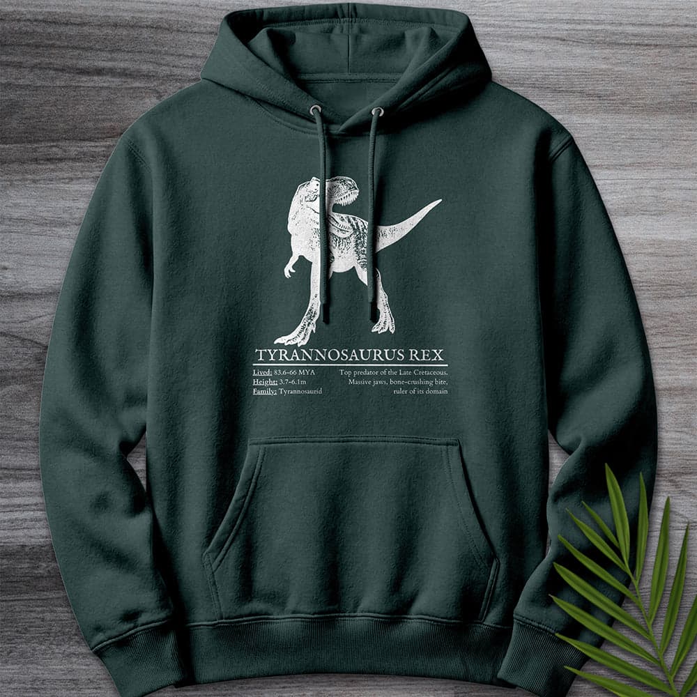 Hoodie S / Sports Green T-Rex Tyrant Lizard King Premium Hoodie