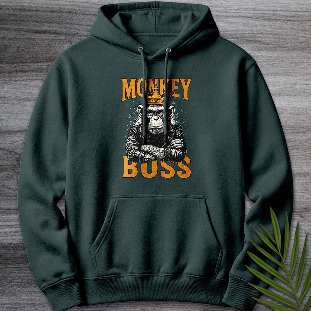Hoodie S / Sports Green The Monkey Boss Premium Hoodie