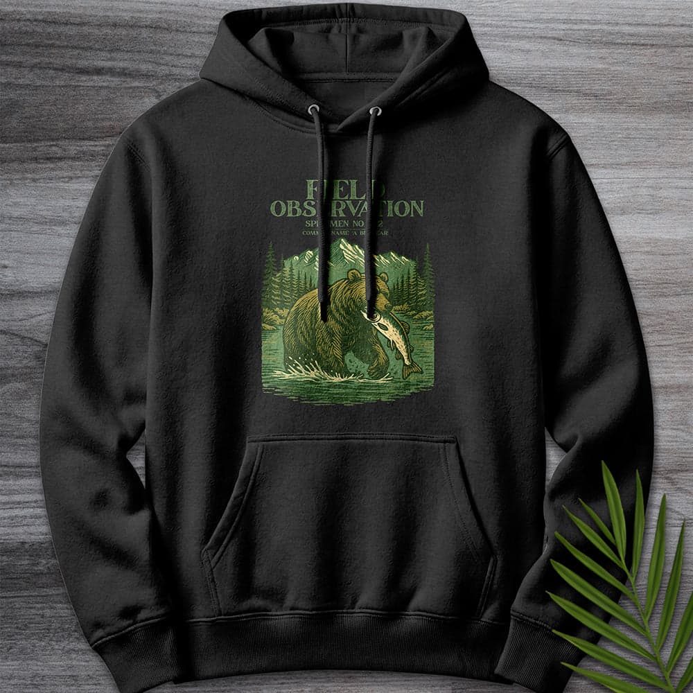 Hoodie XS / Black A Big Bear Observation Premium Hoodie