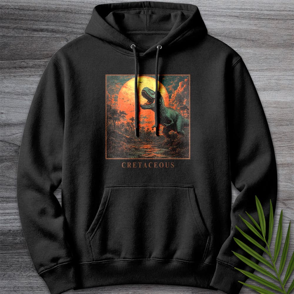 Hoodie XS / Black Cretaceous T. Rex Graphic Premium Hoodie
