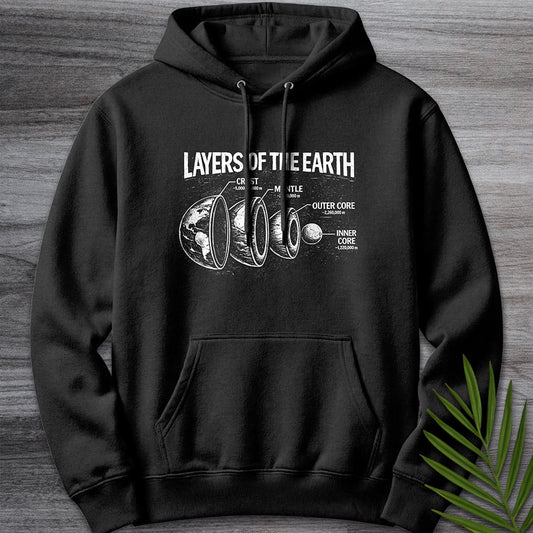 Hoodie XS / Black Layers of the Earth Premium Hoodie