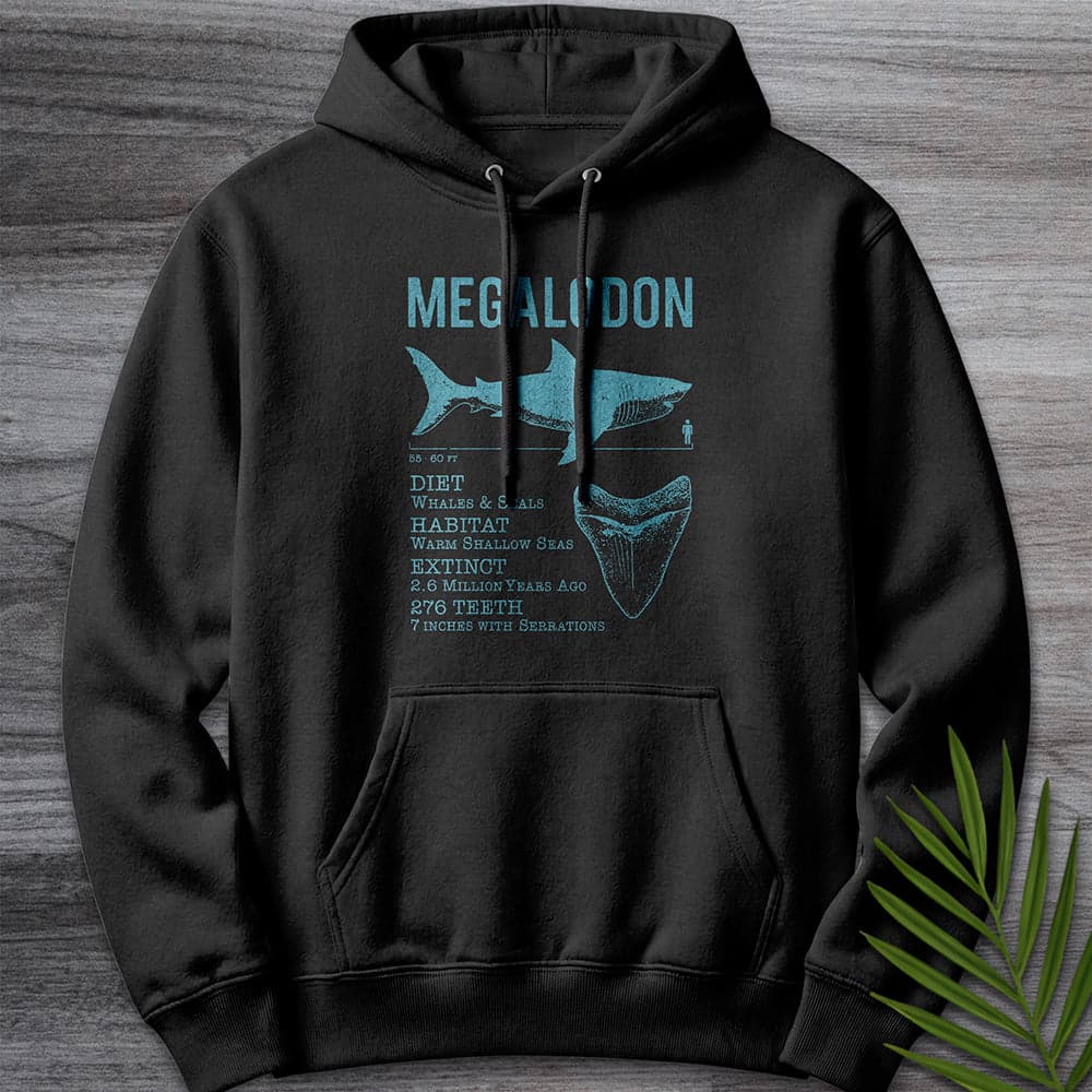 Hoodie XS / Black Megalodon: Leviathan of the Shallows Premium Hoodie