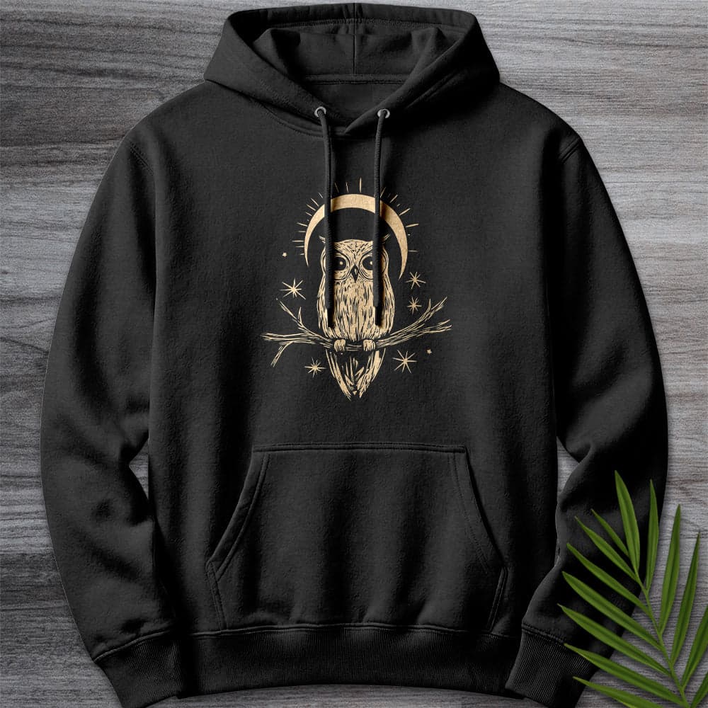 Hoodie XS / Black Night Owl Moonlight Premium Hoodie